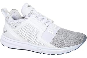 PUMA Ignite Limitless Knit, Zapatillas de Cross para Hombre, Blanco White/Silver, 40 EU