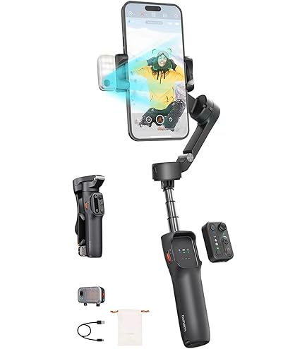 Hohem iSteady V3 スマホ用ジンバル Amazon.co.jp: hohem V3 ジンバル,スマートフォン用ジンバル