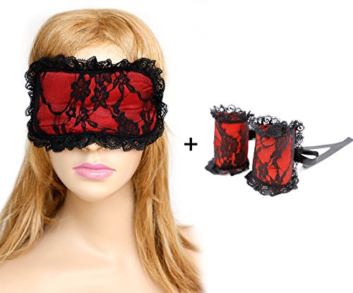 Schon ( Set of 2) Sexy Role Play Baby Doll Designer Lace Wrist Cuff & Blindfold Eyemask Set – Fancy Costume Partywear - Seductive Playful Nights – Classy Fantasizer - Best Weeding Night Gift - Awesome Bondage Kit RS.497 (67.00% Off) - Amazon Schon ( Set of 2) Sexy Role Play Baby Doll Designer Lace Wrist Cuff & Blindfold Eyemask Set – Fancy Costume Partywear - Seductive Playful Nights – Classy Fantasizer - Best Weeding Night Gift - Awesome Bondage Kit RS.497 (67.00% Off) - Amazon