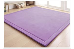 Castlye Children's Coral Velvet Rug, Rugs for Children's Room, Mats, Rug, Non-slip Underlay, Carpet, Living Room