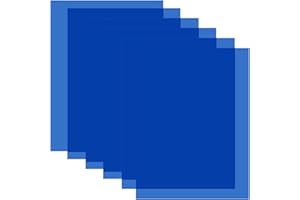 HENGMING Selens 6PCS 40x50cm Lighting Gels Filter Blue CTB Flash Gel Light Color Correction Transparent Overlays Film 800W Red Head Strobe Spotlight Light Photography Photo Studio Reading Craft