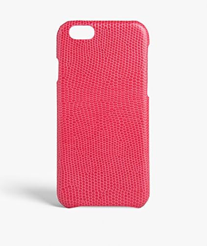 The Case Factory iPhone 7 Plus Real Leather Case in Lizard Design - Fuxia