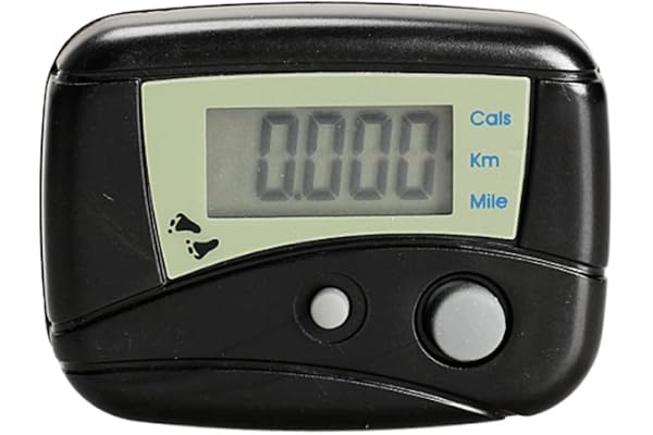 Pastoralist Compteur de Pas pour la Marche,Mini podomètre électronique Portable précis, podomètre LCD, Distance de Marche, Compteur de Calories avec Clip pour la Marche, Pas, Miles, km Noir