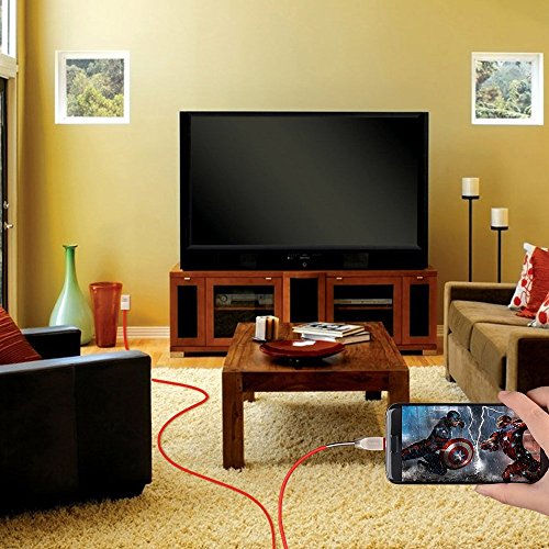 Onite 1.8M USB 3.1 Type C Kabel Ladekabel Datenkabel Adapter für LG G5, Huawei P9 / Plus,Google Nexus 5X / 6P, Microsoft Lumia 950XL und weitere (Rot) - 8