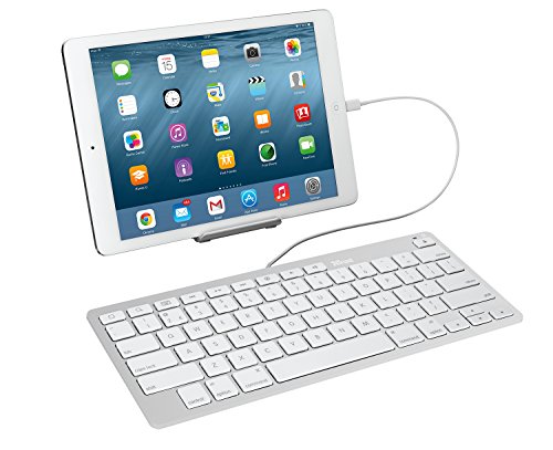 Trust Multimedia Tastatur (Lightning-Anschlusskabel, QWERTZ, deutsches Tastaturlayout, geeignet für iPad/iPhone) weiß - 2