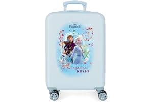 Frozen Disney Awesome Moves Maleta de Cabina rígida 55cm, Niñas, Azul, Media
