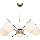 Lucea Petos 5 Gold Pendant Chandelier 5xe27