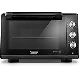 De'Longhi Sfornatutto Chef EO34302 Forno Elettrico Ventilato con 5 Livelli di Cottura da 34L, Friggitrice ad Aria, Porta Dopp