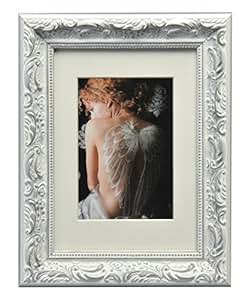 12x16 inch frame uk Solid Wood Photo Picture Frame WOLTU White Baroque BR9762