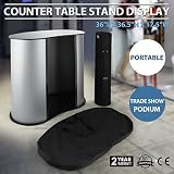 mostrador oficina segunda mano 2.Diseño de la línea Nuestro para la demostración comercial portable de la demostración el proporciona un aspecto más profesional; Recepción de tela de plata podio envolver un logos o pancartas