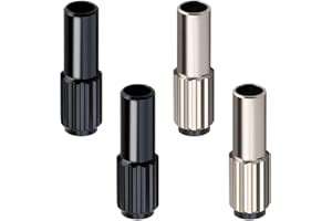 JPGhaha Bike Brake Cable Adjuster Cap Gear Shifter Connector 4mm Bicycle Adjuster Bolt Speed Adjustment Screws Line Regulator for Mountain Road Bike 4PCS