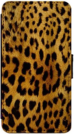 Animal Leopard Print Art Leather Flip Phone Case Wallet Cover for iPhone &amp; Samsung (iPhone 5 / 5s / SE)