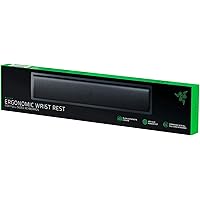 Wrist Rest - Poggiapolsi Ergonomico Razer per Tastiere di Dimensioni Standard, Nero