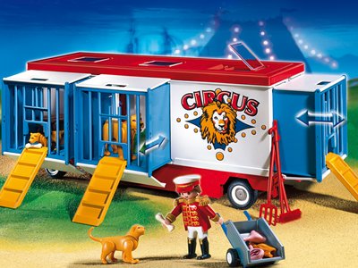 Preisvergleich Produktbild PLAYMOBIL 4232 - Zirkus - Raubtier-Käfigwagen