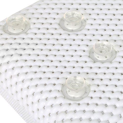 TRIXES Bequemes, weiches Stützkissen in Weiß für Badezimmer und Wellness mit 8 Saugnäpfen, neu - 6