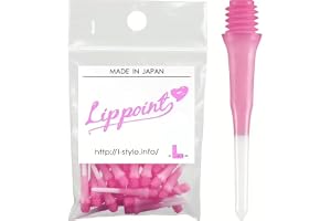 LSTYLE Dartspetsar: Original Läppoint – Soft Tip Dart Points – 2BA gänga – normal längd – 2 toner
