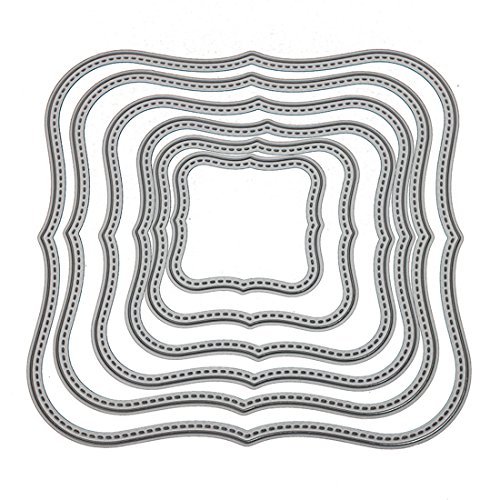 Souarts Stanzschablonen Metall Schneiden Schablonen für DIY Scrapbooking Album Schneiden Schablonen Papier Karten Sammelalbum Dekor Buchstabe - 2