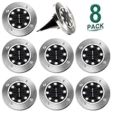 solar gartenleuchten mit erdspieß 【Protective Design】: Abdichtung IP65 und Edelstahl-Material machen es für den Außeneinsatz geeignet. Es kann effektiv Wasser und Nebel isolieren.