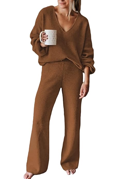 Teddy Fleece Joggingpak Winter Warm Tweedelig Huispak Met Losse