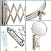 Anself 8 Inch 7X Magnification Wall Mounted Double Dual Sided Makeup Cosmetic Mirror