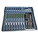 Produktbild CT8 8 Kanal Professioneller Stereo Mixer Live USB Studio Audio Sound Konsole Netzwerk Anker Gerät Vocal Effekt Prozessor-Schwarz-1 Größe