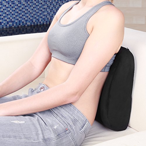 Naipo Memory Foam Rückenkissen Lordosekissen Lendenkissen für Rückenschmerz im Büro zu Hause - 3