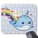Produktbild Cute Baby Narwhal with Rainbow, Clouds and Stars Mouse Pad