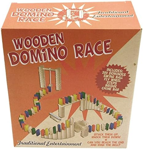 Traditional Wooden Domino Rally or Race Kit