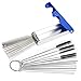 Produktbild OuyFilters Carburetor Jet Cleaner Cleaning Tool-13 Wire Set Torch Tip with Carburetor Nylon Tube Brush Cleaning Set for ATV Moped Welder Motorcycle Carburetor