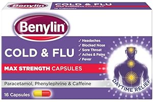 Benylin Cold & Flu Max Strength Capsules, 16 each