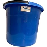 WESPA Dayanıklı Plastik Su Kovası, Mavi Renk, 3 No Boy, Saplı, Ev ve Temizlik İ&ccedil;in 10 litre