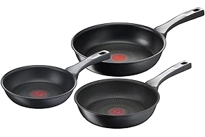 Tefal Titanyum 6X UnlimitedOne İndüksiyon Tabanlı 20/24/28 Cm 3'lü Tava Seti - 2100116646