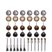 Produktbild Srol 3 mm Messing & Stahl Draht Polieren Rollen-Pinsel-Set für Dremel Geradschleifer Rotary Tools 36 Stk.