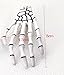 niceeshop(TM) Fashion Punk Rock Devil Skeleton Hand Claw Hair Clips,White
