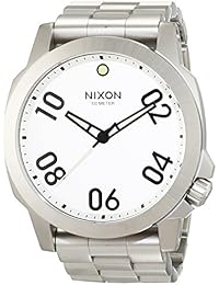 Nixon Ranger 45 SS Silver A521130-00 - Reloj para hombres, correa de acero inoxidable color plateado
