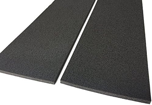Wall Cover / Bumper for Garage and Car Box Walls, 2x Panels, Polyethylene Self-Adhesive – Size Approximately 45 x 16.5 x 1.0 cm thickness – RAL 7016, Paint Protection for Car Door, Bumper Pad, Maximum Protection -  Anthracite 7016