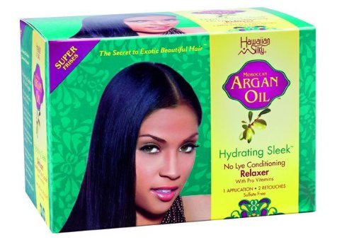MOROCCAN ARGAN OIL NO-LYE CONDITIONING RELAXER | STRAIGHTENING CREAM SUPER