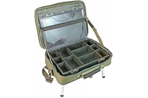 GNT NGT Deluxe Anglers Box Case System - Green, One Size