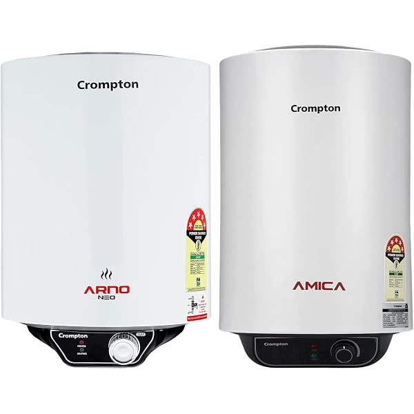 Buy Crompton Amica 15-L 5 Star Rated Storage Water Heater (Geyser) with  Free Installation and Connection Pipes u0026 Arno Neo 10-L 5 Star Rated Storage Water  Heater with Advanced 3 Level Safety (
