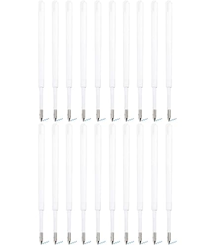 20 Stuks Balpenvullingen G2-formaat – 1,0 Mm – 10 Blauw En 10 Zwart – Metalen Behuizing – 99 Mm Lengte – Ideaal Voor Kantoor, School En Thuisgebruik