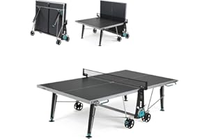 Cornilleau - Table de ping-Pong d'extérieur 400X Outdoor - Loisir de Jardin - Agrément FFTT - Panneau Gris ou Bleu 5mm