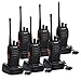 Produktbild Funkprofi Walkie Talkie, Baofeng BF-888S Wireless Professionelle Funkgeräte Set 16 Kanäle Reichweite 5 km Hand-Funkgerät CTCSS/DCS Rauschsperre 400-470 MHz mit Desktop Ladegerät 3 Paar (mit Kopfhörer)