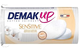 Demak'up Sensitive, Dischetti Struccanti Ovali, 48 Pezzi