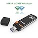 Price comparison product image WAVLINK AC1300Mbps USB Wifi Adapter Dual band Wireless Dongle- 5Ghz up to 867Mbps/ 2.4GHz 400Mbps Long Range Network Adapter for Desktop Laptop, Support Windows XP/ 7/8 / 8.1/10