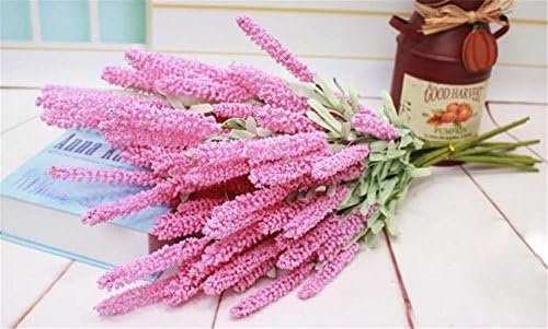 Pure Handmade Artificial Flower Bouquet Artificial Lavender Living Room Bedroom Decoration , 004