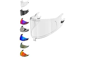 EvoParts Visière pour casque Shark SPARTAN RS SPARTAN GT SPARTAN GT PRO pinlock ready (Transparent)