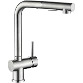 CECIPA X207S Removable Kitchen Faucet with Shower | 360&deg; Swivel Kitchen Taps Sink Spout with 2 Spray Modes, SUS304 Stainless