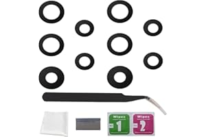 Eonpam 2er-Pack Kamera Glas für Samsung Galaxy A33 5G/A23 5G/A53 5G Original Rückseite Kamera Linse Glas Ersatz HD Kameraschutz Camera Glass + Reparatur Set