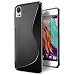 Produktbild HTC Desire 10 Lifestyle Hülle, Conie [S Line Series] Soft Flex TPU Case Ultradünn Echtes Telefongefühl handyhüllen PC Bumper Cover Schutz Tasche Schale Schutzhülle für Desire 10 Lifestyle hartschale dünn (Schwarz)