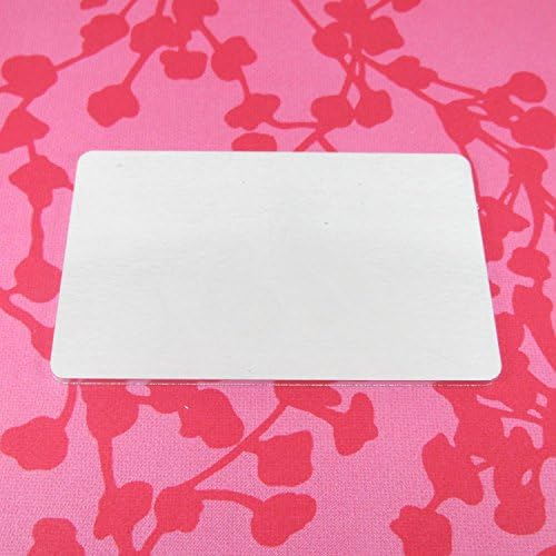 Little Freckle 1x 2mm Chunky Laser Cut Aluminium Rectangle Wallet Insert Stamping Tag Blank - 83x53mmmm